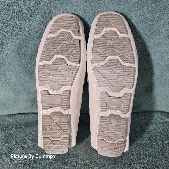 Jousen Men's Loafers in a white crocodile-printed finish - Picture 8 of 9